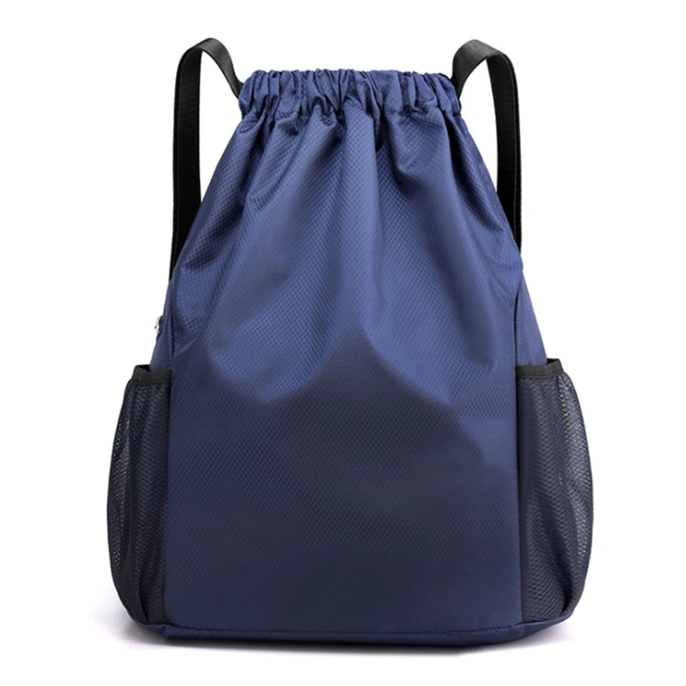 Drawstring Pocket Backpack Men And Wome Simple Travel Backpack Large Capacity Drawstring Fitness Sports Bag