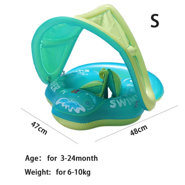 Baby Swimming Ring Inflatable Armpit Floating Kid Swimming Pool Accessories Circle Bathing Inflatable Toddler Rings Water Toys