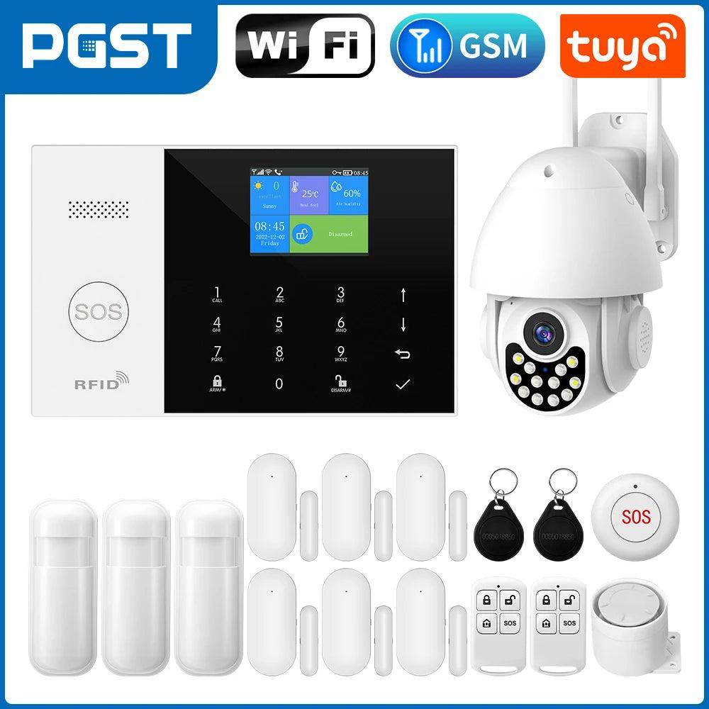 Alarm System Tuya GSM/WiFi | Wireless Home Security, Alexa, App - P12 Hub Europe