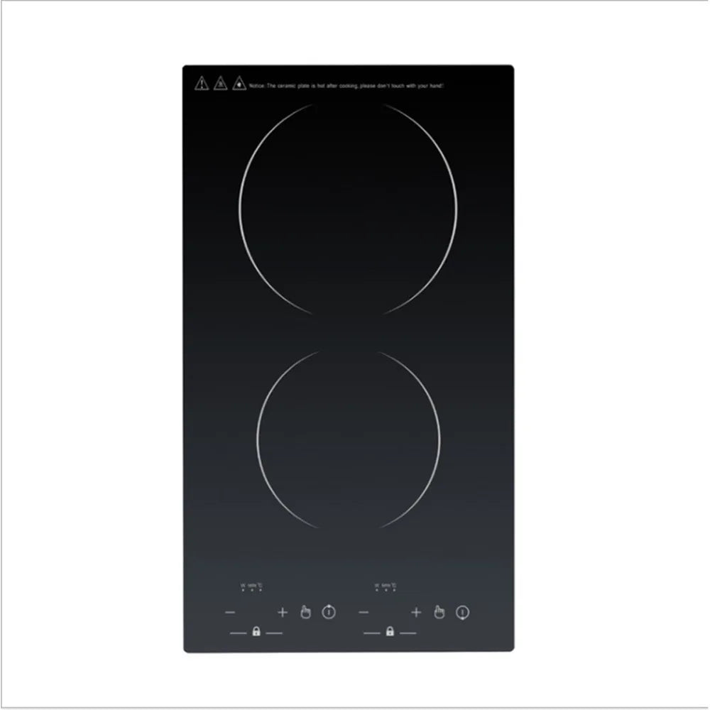 Kitchen Electric Cooker Double Ceramic Cooker Induction Cooktop Double Heating Cooker Electric Stove Vertical Cooking Stove