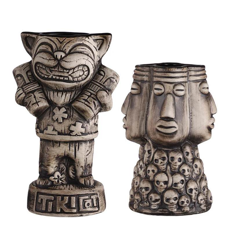 Hawaii Tiki Mugs Cocktail Cup Beer Beverage Mug Wine Mug Ceramic Tiki Mugs Great For Cocktail Drink - P12 Hub Europe