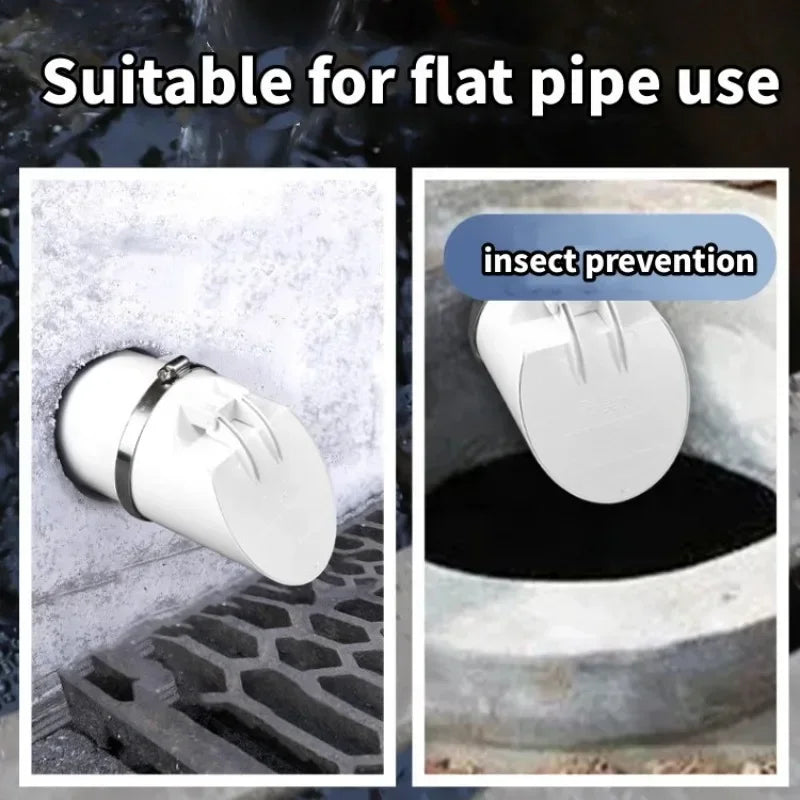 50-110mm Drainage Pipe Floor Drains Anti Odor Insect-proof Roof Cover Rain Tube Cap Strainer Plug Outdoor Balcony Pipeline Parts