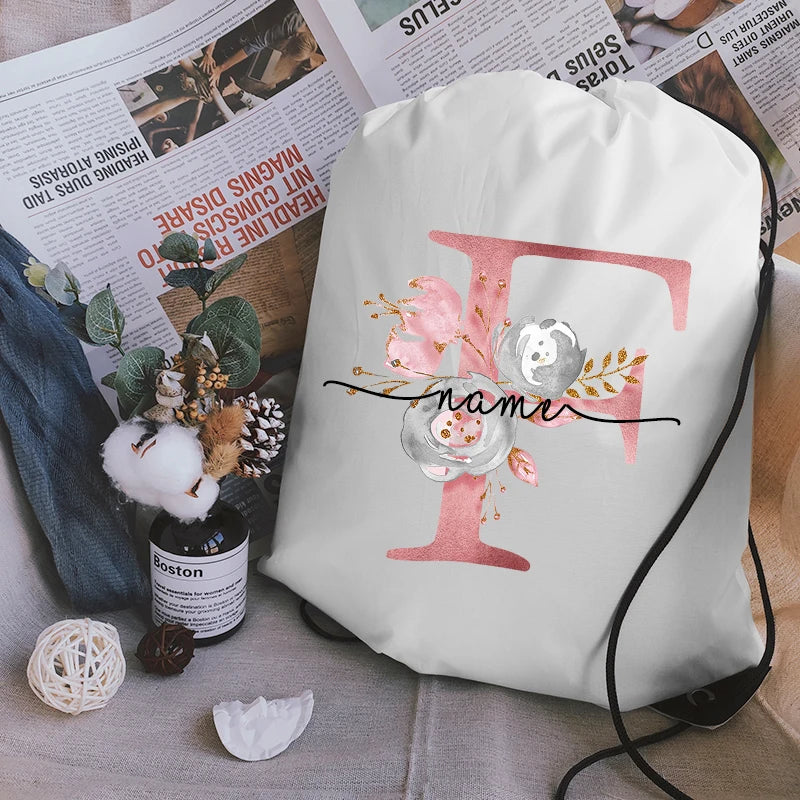 Custom Name Drawstring Backpack Large Capacity Sports Backpack Wear-resistant Gym Bag Lightweight Basketball Backpack Sport Bag