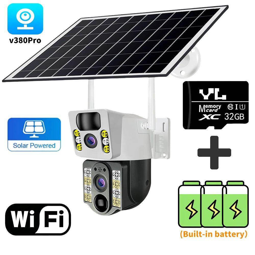 Outdoor Camera 4G Solar PTZ Dual Lens 8MP, Color Night - P12 Hub Europe
