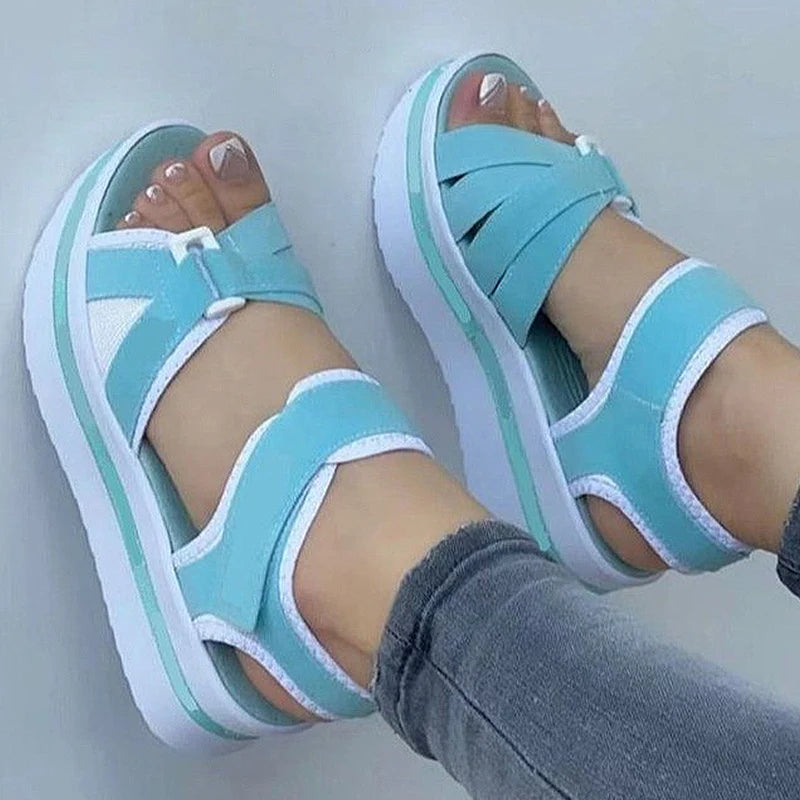 Summer Sandals Shoes Women Outdoor Walking Shoes Party Women Shoe Wedge Sandals Woman Beach Footwear Female Sandal Women
