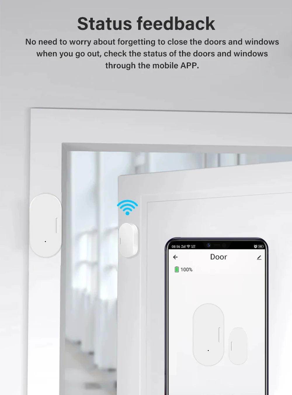 Sensor Door eWelink Zigbee Smart - P12 Hub Europe