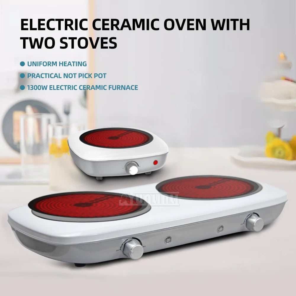 Household Electric Ceramic Cooker 1300W Powerful Electric Hot Plate For Cooking Mini Cooktop Estufa Electrica