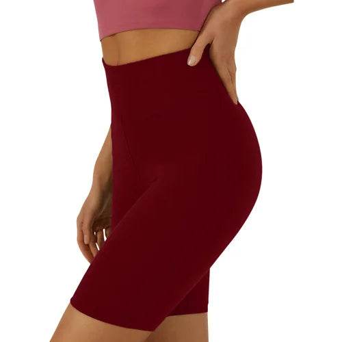 Women's High-Waist Yoga Shorts - P12 Hub Europe