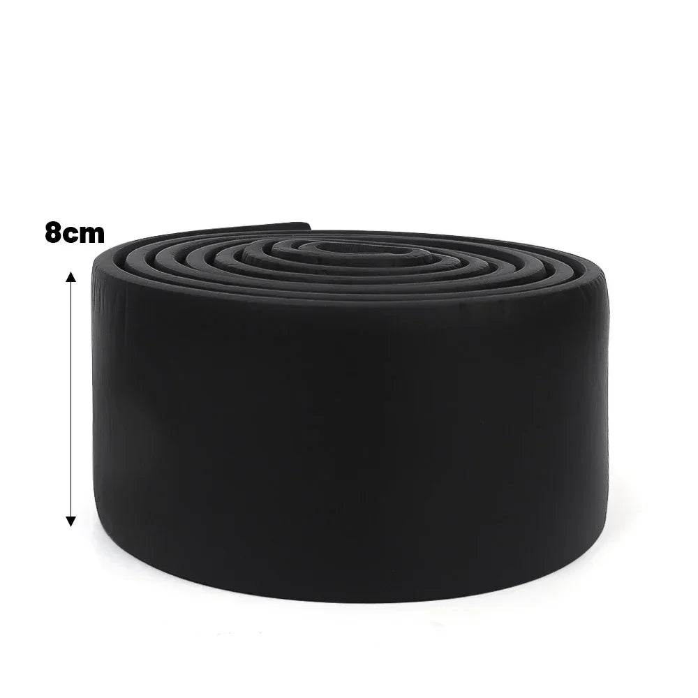 10-2M Waterproof Enclosure Self Adhesive Skirting Line 3D Wall Stickers Thickened Anti-collision Decoration Wall Corner Lines - P12 Hub Europe