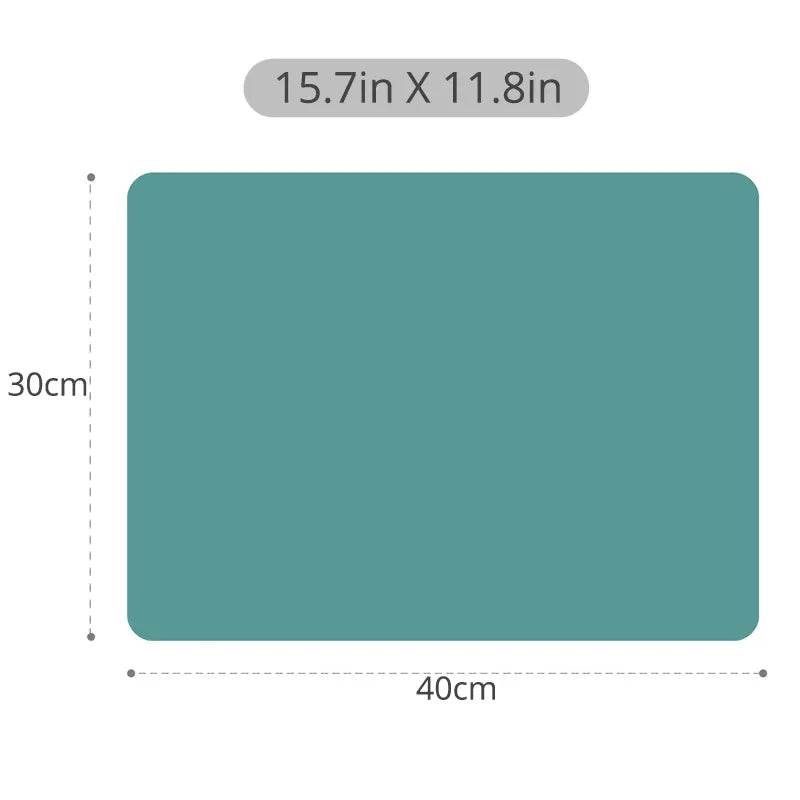 NEW Silicone Waterproof Placemat Table Mat Heat Insulation Anti-skidding Washable Durable For Kitchen Dining - P12 Hub Europe