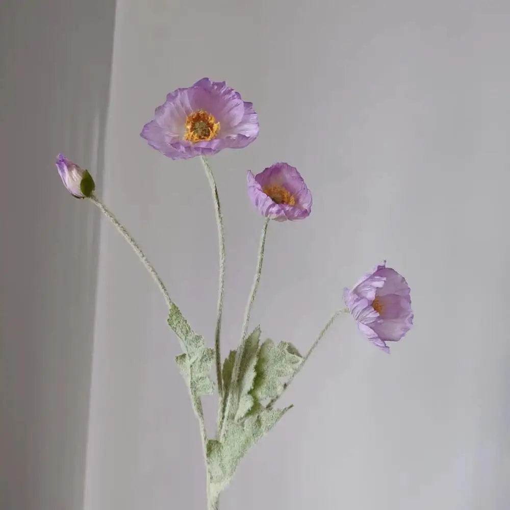4 Head Artificial Flowers Bouquet Poppy Fake Flowers For Home Decor Garden Party Wedding Decoration Diy Accessories - P12 Hub Europe