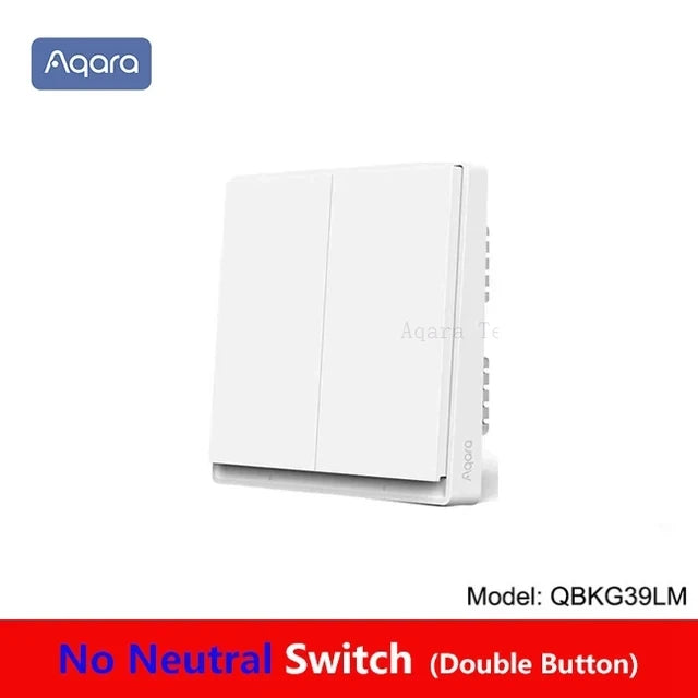 Aqara E1 Smart Wall Switch Wireless Switch Zigbee 3.0 With/No Neutral One Key Remote Control For Xiaomi Mi Home Homek APP