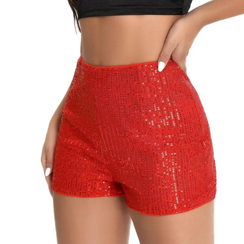 Sequin High Waist Mini Shorts - P12 Hub Europe