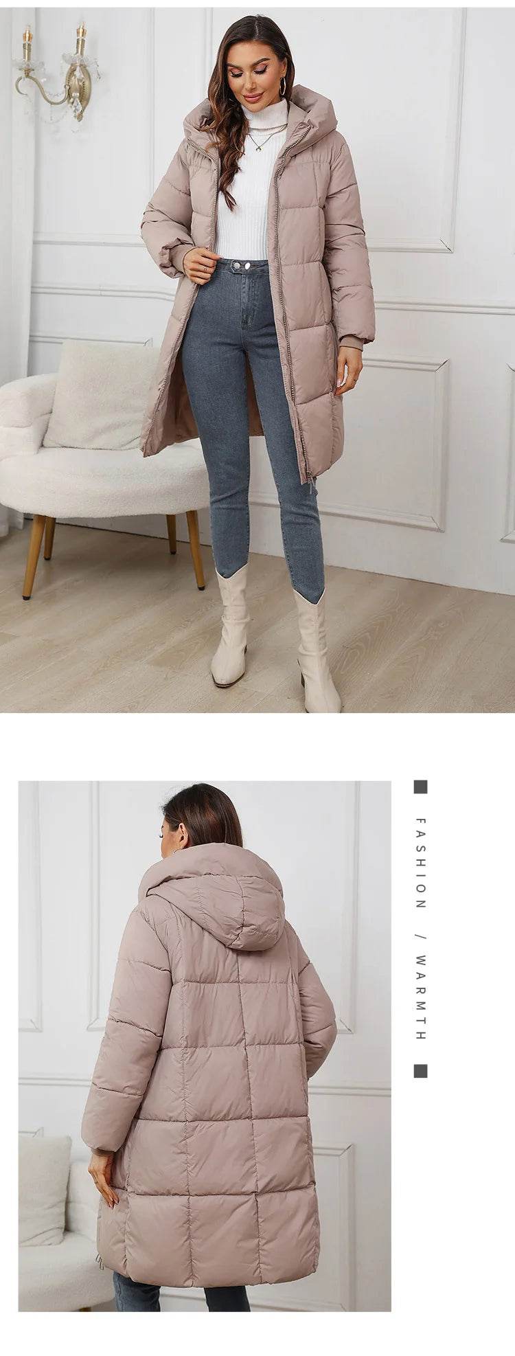 Long Down Cotton Parka - P12 Hub Europe