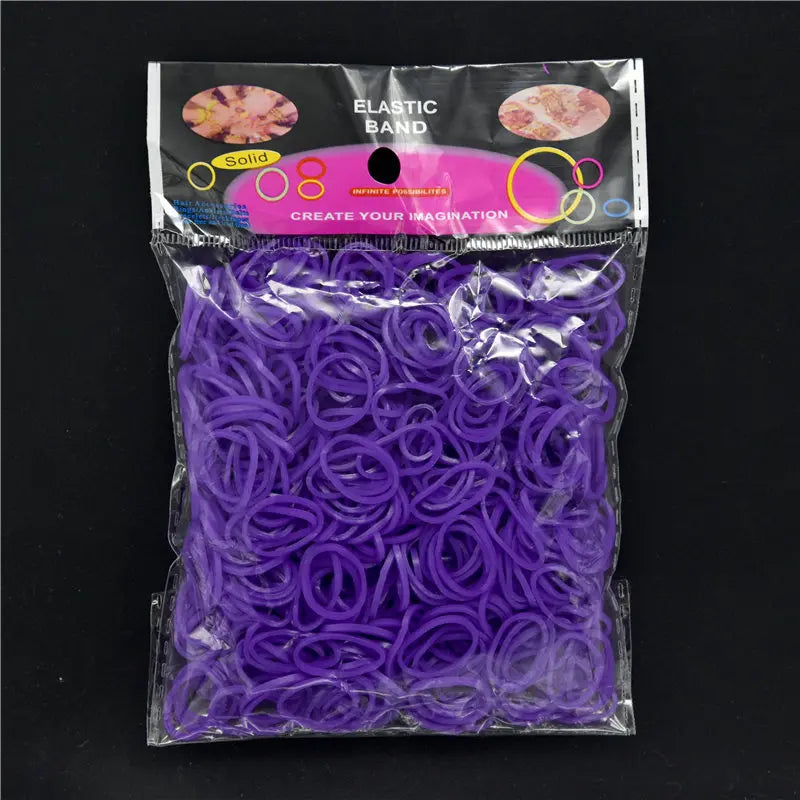 Pantone Color Western European Style Rubber Band Rainbow Knitting Machine Bracelets Loom Bands Arts & Crafts, DIY Toys