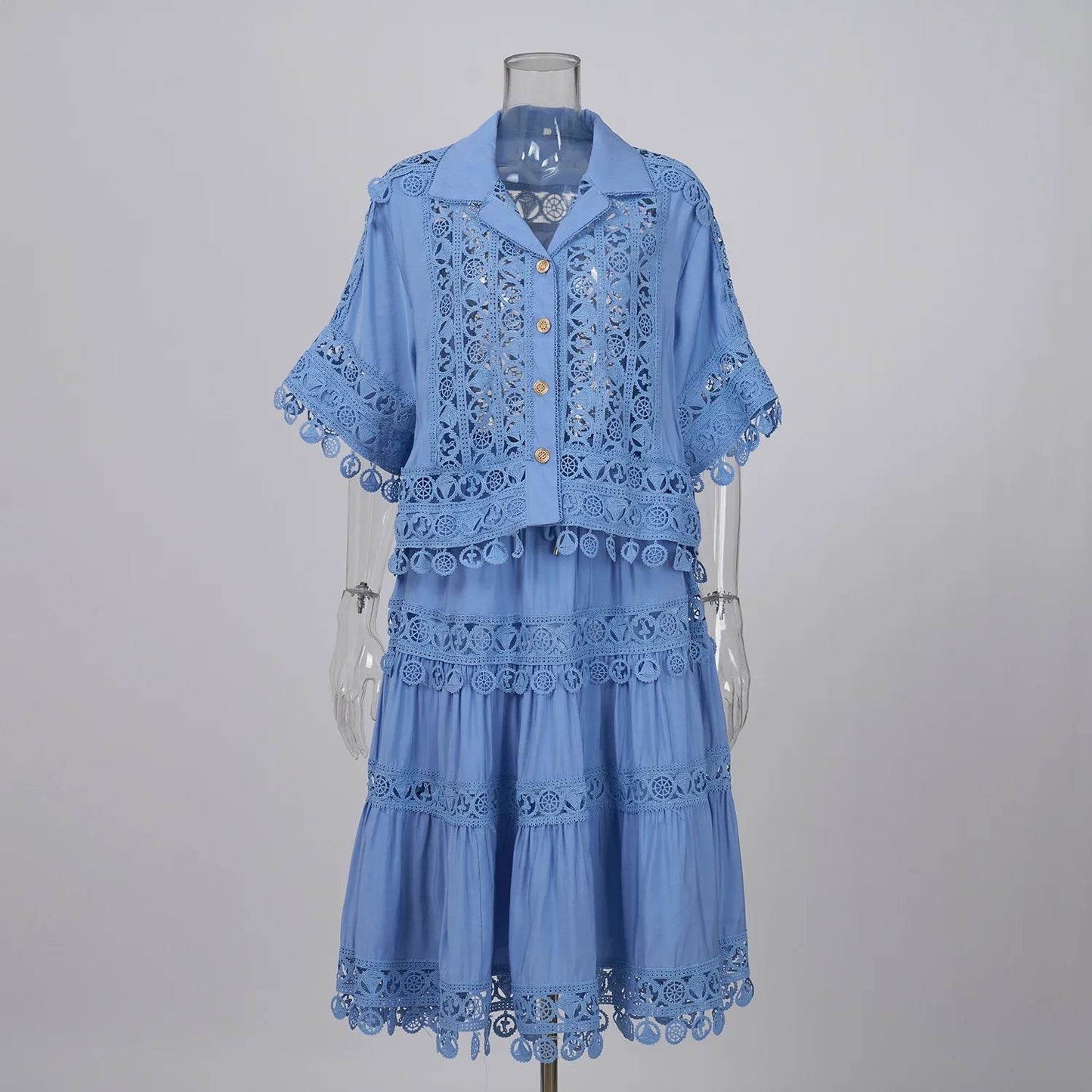 Hollow Out Skirt Set - P12 Hub Europe