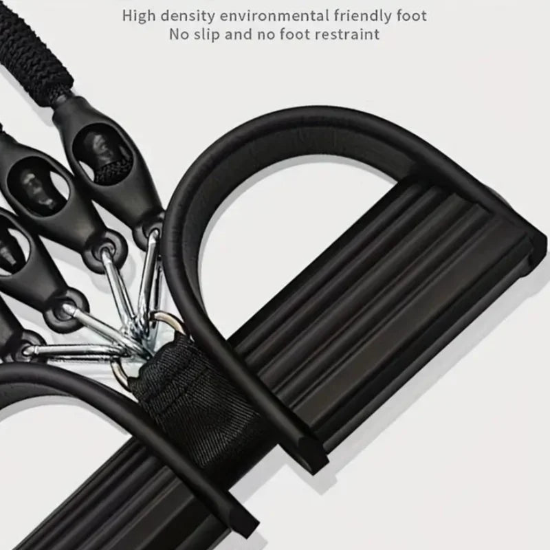 Pedal Tension Rope Elastic Resistance Band Home Fitness Equipment Abdominal Strength Training Core Workout Gear For Men Women