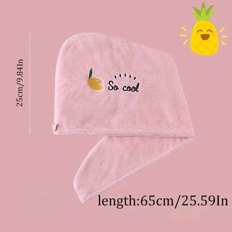 Quickly Dry Hair Hat Super Absorbent Soft Bathroom Women Head Towels Girls Cute Hair Towel Hair Dry Wrap Bonnets - P12 Hub Europe