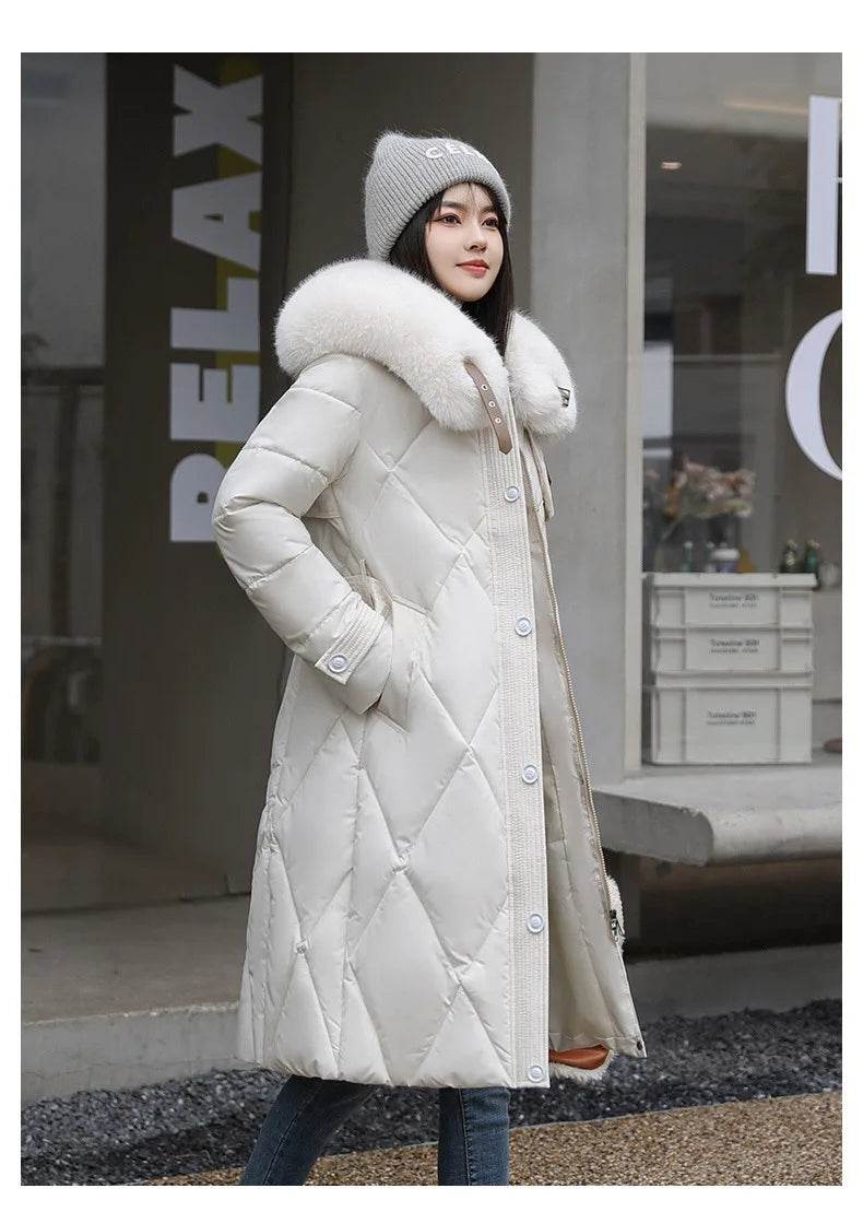 Long Slim Warm Winter Parka - P12 Hub Europe
