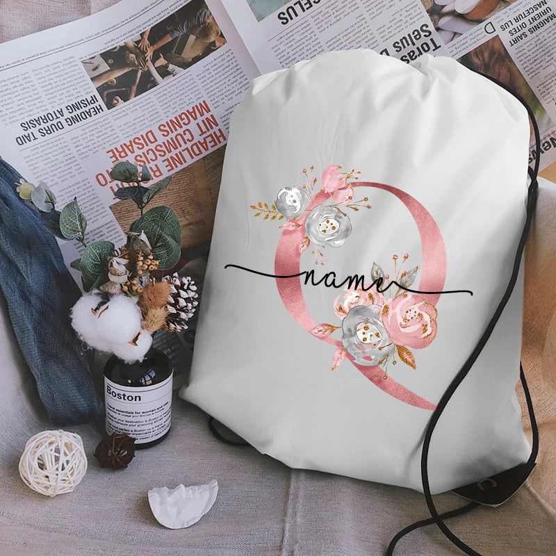 Custom Name Drawstring Backpack Large Capacity Sports Backpack Wear-resistant Gym Bag Lightweight Basketball Backpack Sport Bag