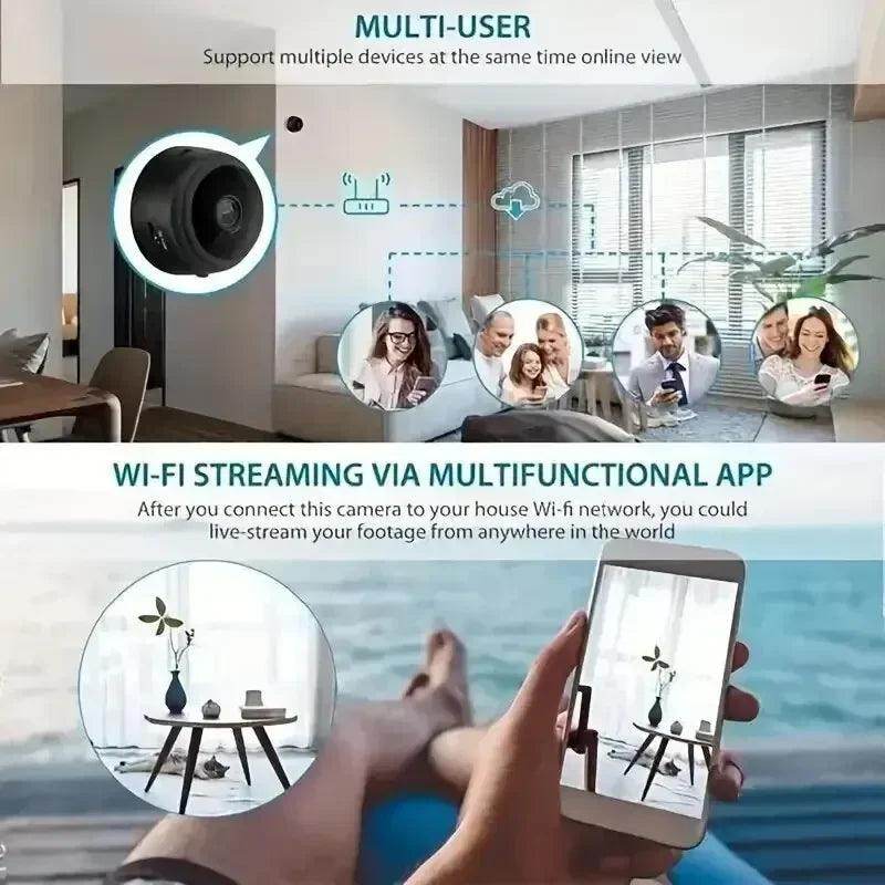Mini WiFi Camera Xiaomi Mijia , Remote View, Motion Detect - P12 Hub Europe