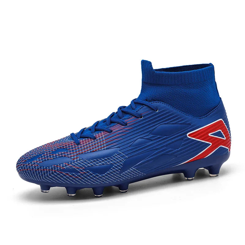 2025 Pink Football Boots Men Lawn Long Spike Men’s Soccer Shoes Society Plus Size 47 Outdoor Sports Soccer Boot For Men Trainers