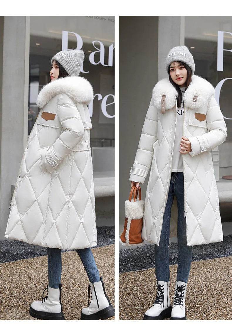 Long Slim Warm Winter Parka - P12 Hub Europe