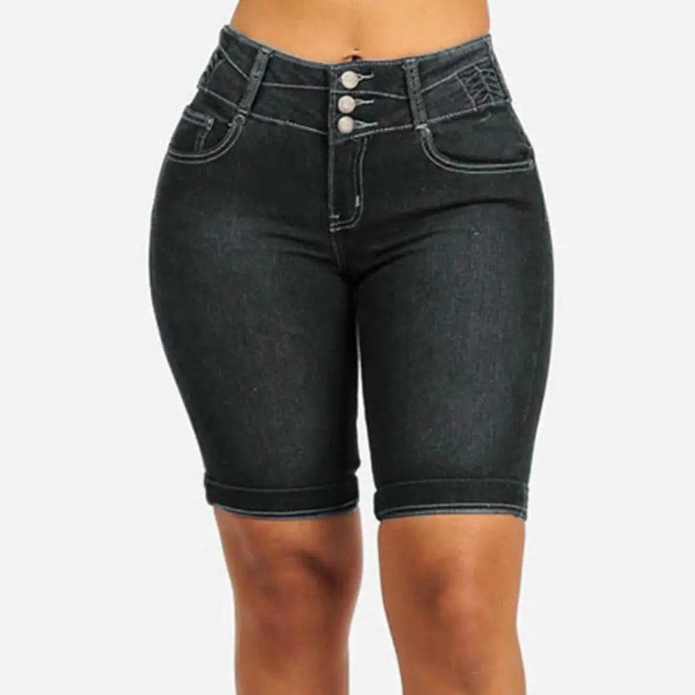 Trendy Women Slim Denim Shorts - P12 Hub Europe