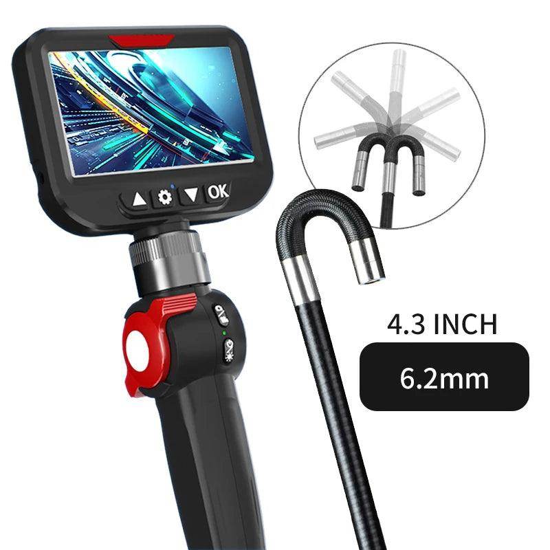 Articulating Endoscope 180° Rotate, 1080P, iOS/Android/PC - P12 Hub Europe