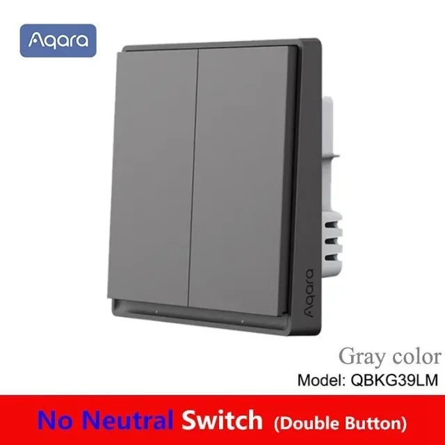 Aqara E1 Smart Wall Switch Wireless Switch Zigbee 3.0 With/No Neutral One Key Remote Control For Xiaomi Mi Home Homek APP