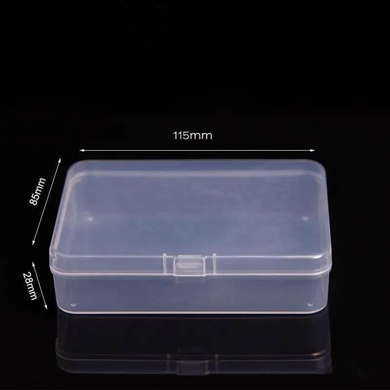 Mini Plastic Box Rectangular Box Translucent Box Packing Box Storage Box Dustproof Solid Strong Jewelry Storage Case Container - P12 Hub Europe