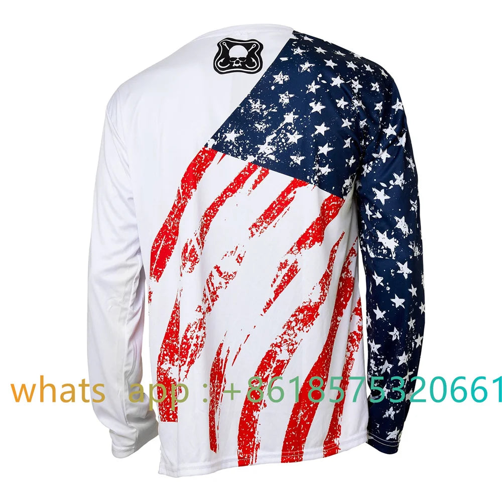 Fishing Apparel Summer Outdoor Kids Long Sleeve T-shirt Fish Wear Sun Protection Breathable Children's Angling Hiking Clothing