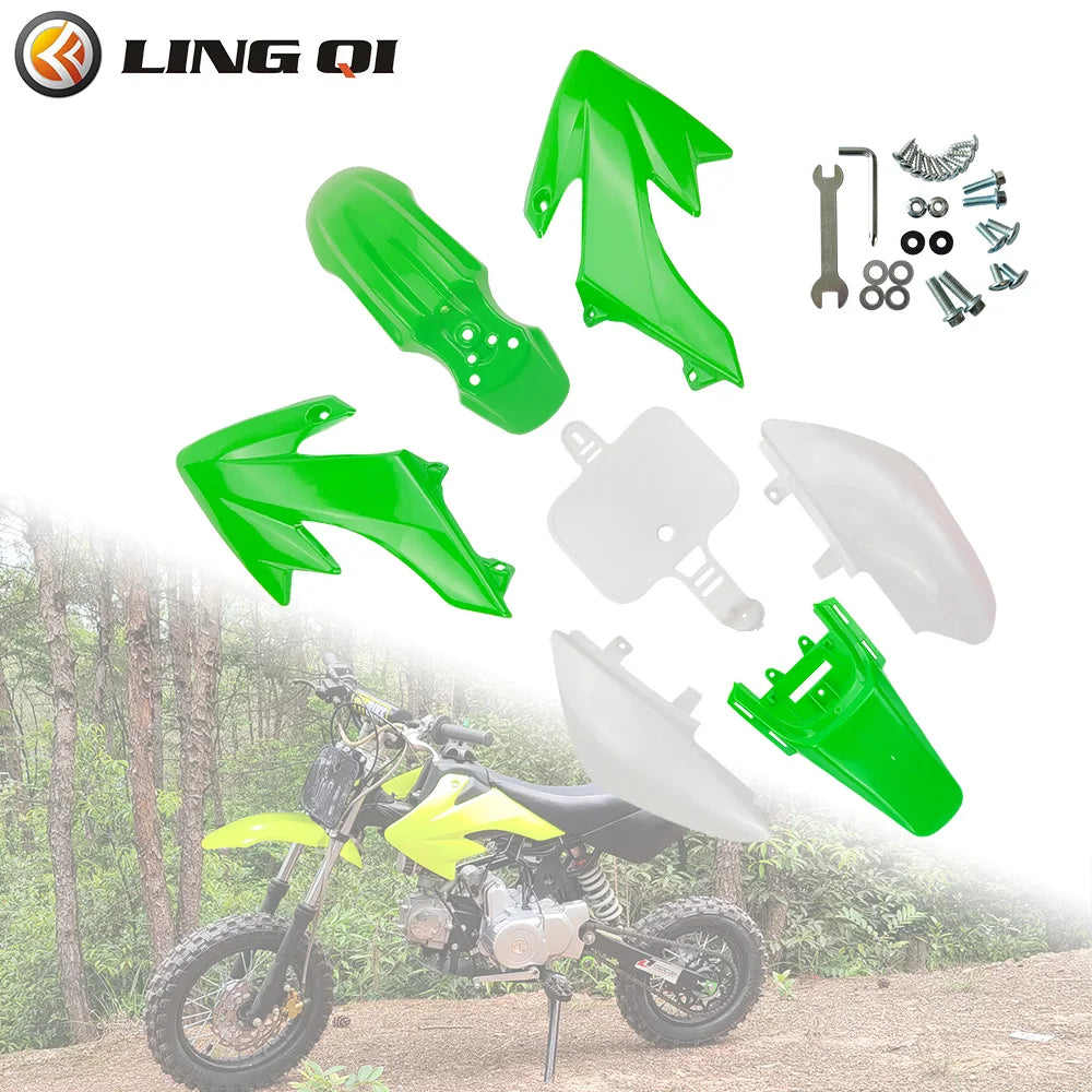 LINQ QI Plastic Fairing Body Kits Fit to CRF50 XR50, For CRF 50 Pit Dirt Motor Trail Bike 50cc 70cc 90cc 110cc 125cc 140