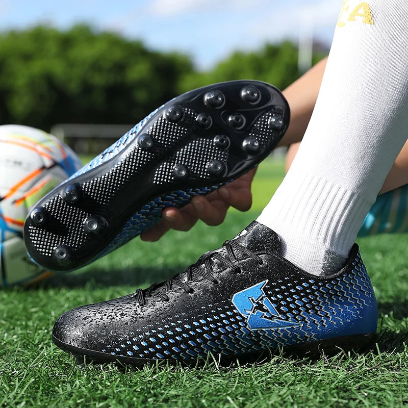 Society Football Cleats TF/FG Soccer Shoe Man Football Boots Professional Non-slip Training Cleat Artificial Grass Sport Sneaker