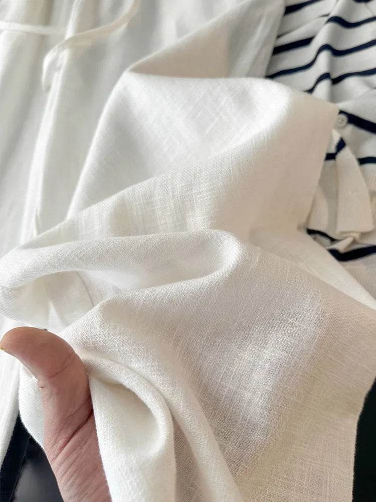 Women's Washed Linen Wide Pants - P12 Hub Europe