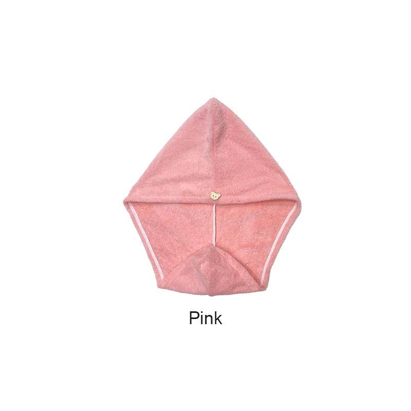 Microfiber Hair Towel Wrap for Women, Shower Spa Head Wrap Hair Drying Hat Turban Microfiber Terry Dry Absorbent Quick Dry Hair - P12 Hub Europe