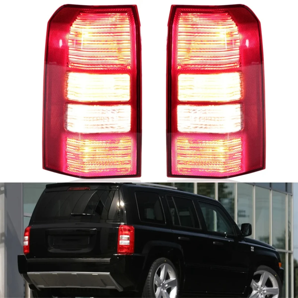 Highly Recommended.Left Rear Tail Light Assembly Rear Bumper Signal Tail Light For Jeep