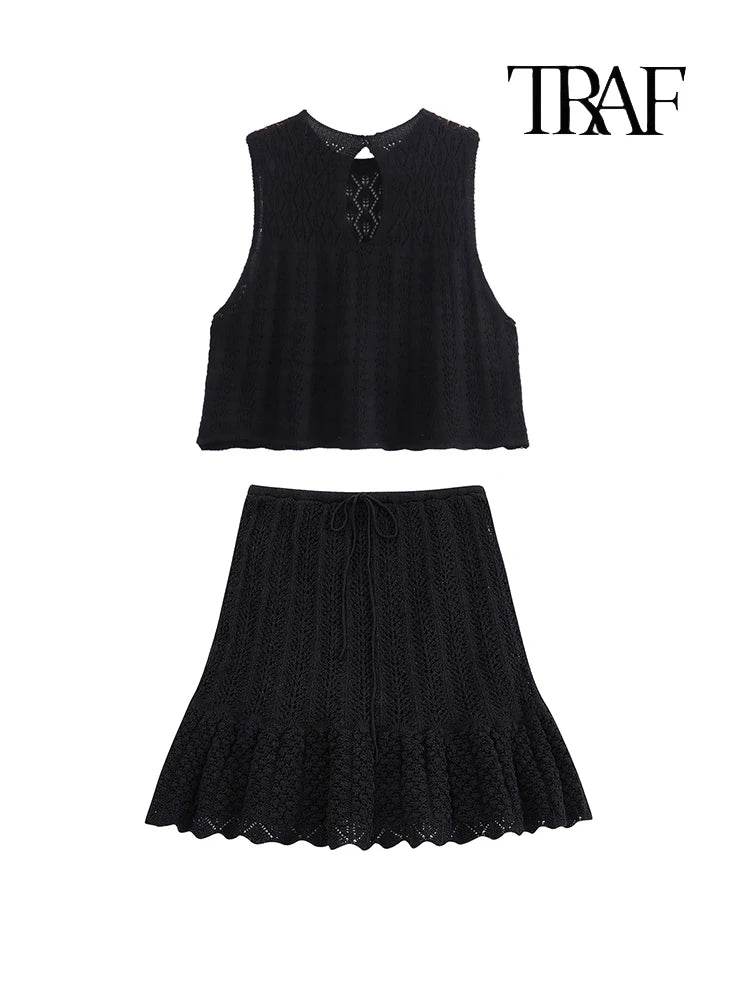 Women Knit Skirt Set - P12 Hub Europe