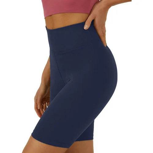 Women's High-Waist Yoga Shorts - P12 Hub Europe