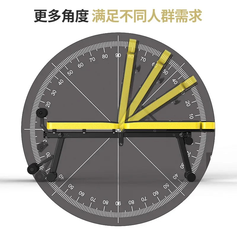 Dumbbell Stool Folding Fitness Chair Multifunctional Weightlifting Bed Bench Press Equipment Supine Board Indoor Squat Rack