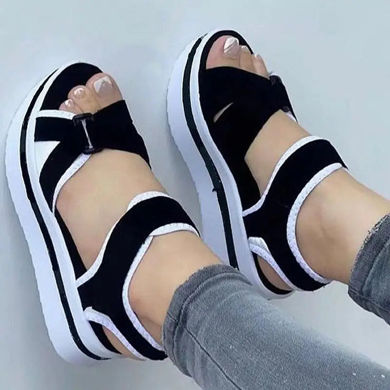 Summer Sandals Shoes Women Outdoor Walking Shoes Party Women Shoe Wedge Sandals Woman Beach Footwear Female Sandal Women