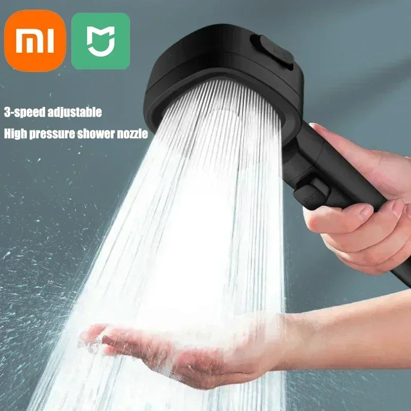 Xiaomi Mijia 3 Modes High Pressure Shower Head Water Saving Shower Heads Adjustable Water Massage Sprayer Bathroom Accessories