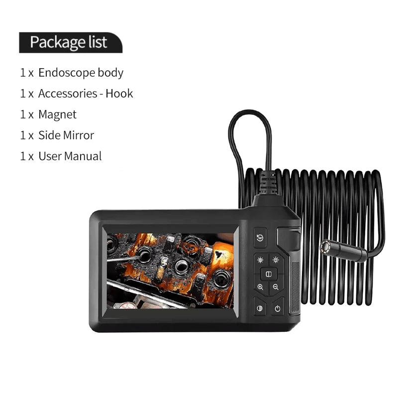 Borescope 5.5mm 1080P 4.3" LCD, IP67, LED, Car/Sewer