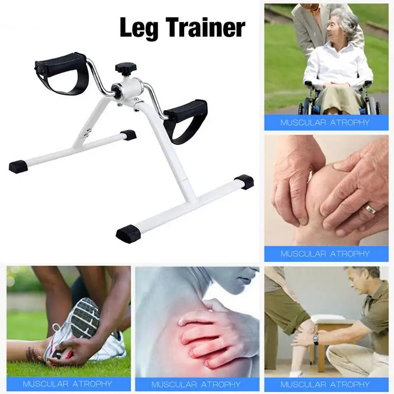 Home Mini Bicycle Gym Trainer Indoor Sports Exercise Bike Workout Pedal Bike Stationary Exercise Pedals Arms Legs Trainer Bike