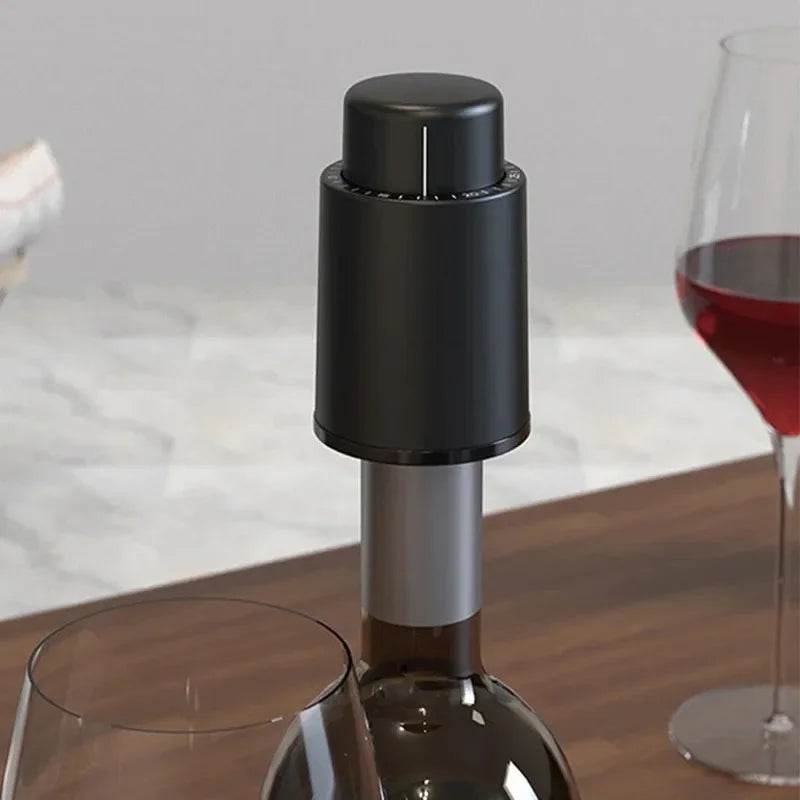 Wine Plug Vacuum Retain Freshness Champagne Stopper Red Wine Stopper Stainless Steel Wine Bottle Cap Leak-Proof Sealing. - P12 Hub Europe