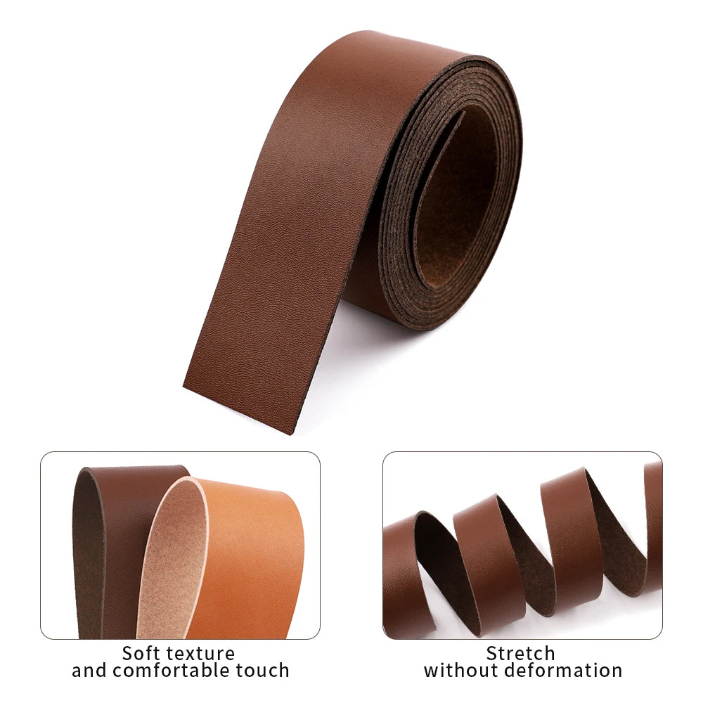2 Meters PU Leather Bag Edge Strap DIY Handmade apply to Handbag Underarm Bag Replacement Bag Sideband Repair Bag Accessories