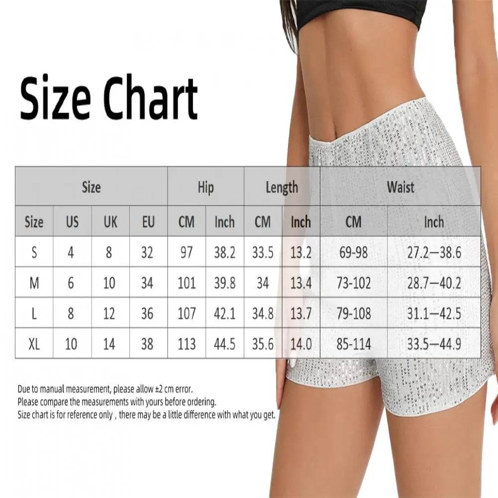 Sequin High Waist Mini Shorts - P12 Hub Europe