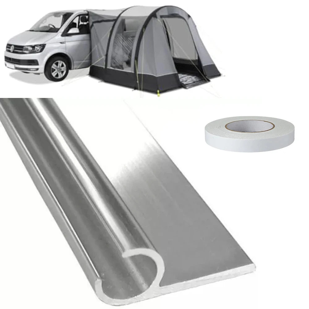 Car Accessories Campervan Motorhome Caravan Awning Rail C Channel 8 X 0.5m Strip With D/S Tape 400 Cm For Caravan Motorhome Part