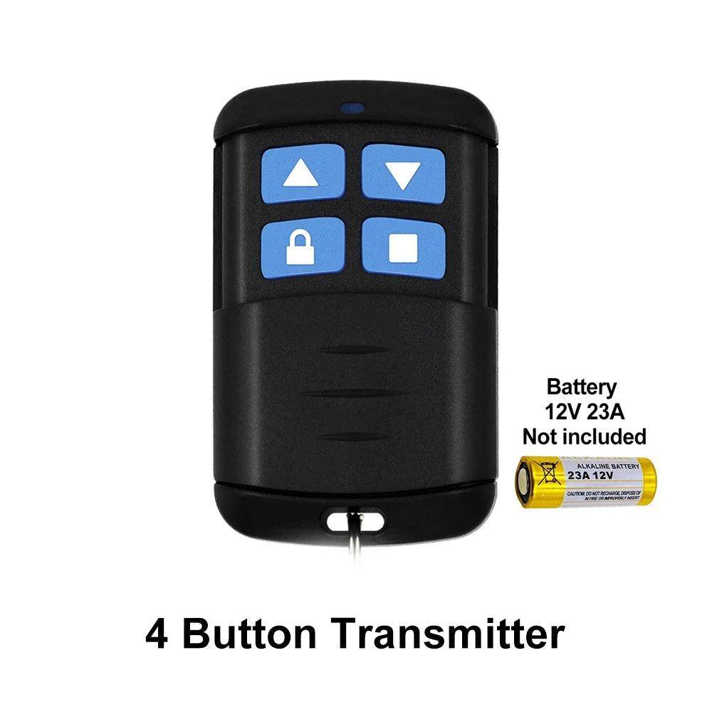 Garage Door Receiver 433-900MHz RF | 12V-230V, Rolling/Fixed Code - P12 Hub Europe