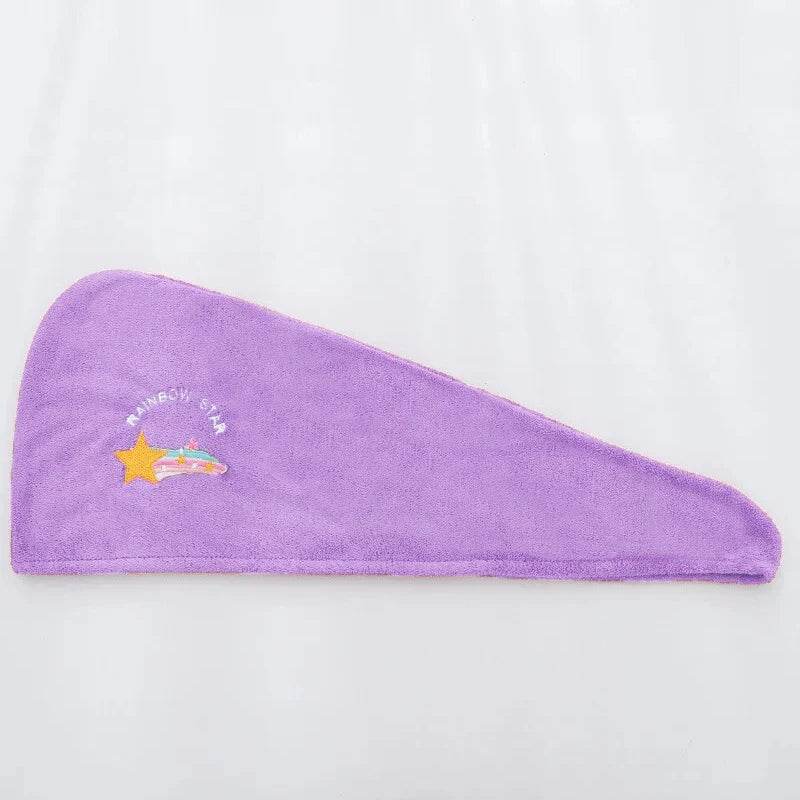 1pc Quickly Dry Hair Hat Super Absorbent Soft Bathroom Women Head Towels Girls Cute Hair Towel Hair Dry Wrap Bonnets - P12 Hub Europe